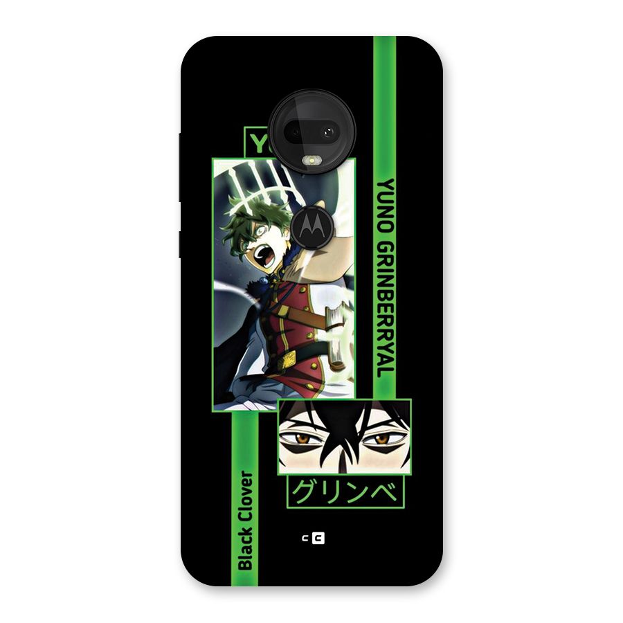 Yuno Black Clover Back Case for Moto G7