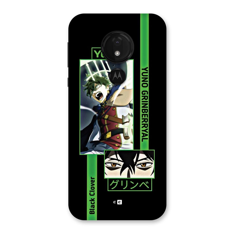 Yuno Black Clover Back Case for Moto G7 Power