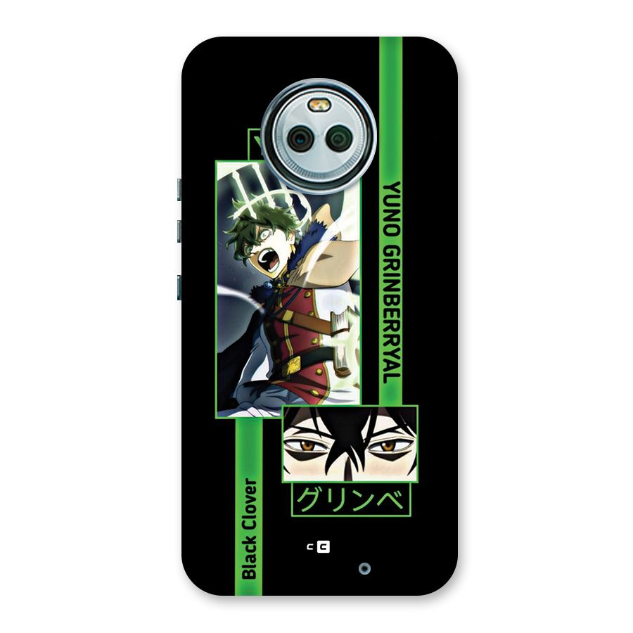 Yuno Black Clover Back Case for Moto X4
