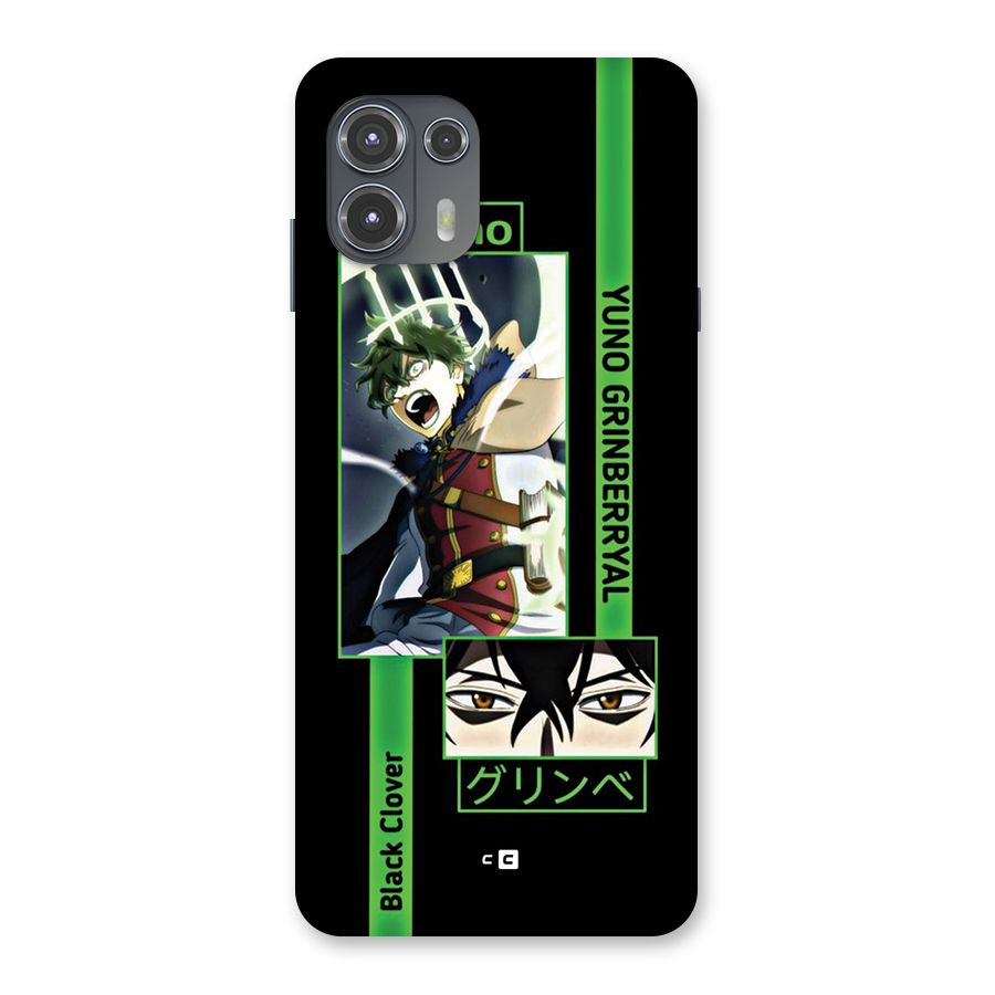 Yuno Black Clover Back Case for Motorola Edge 20 Fusion