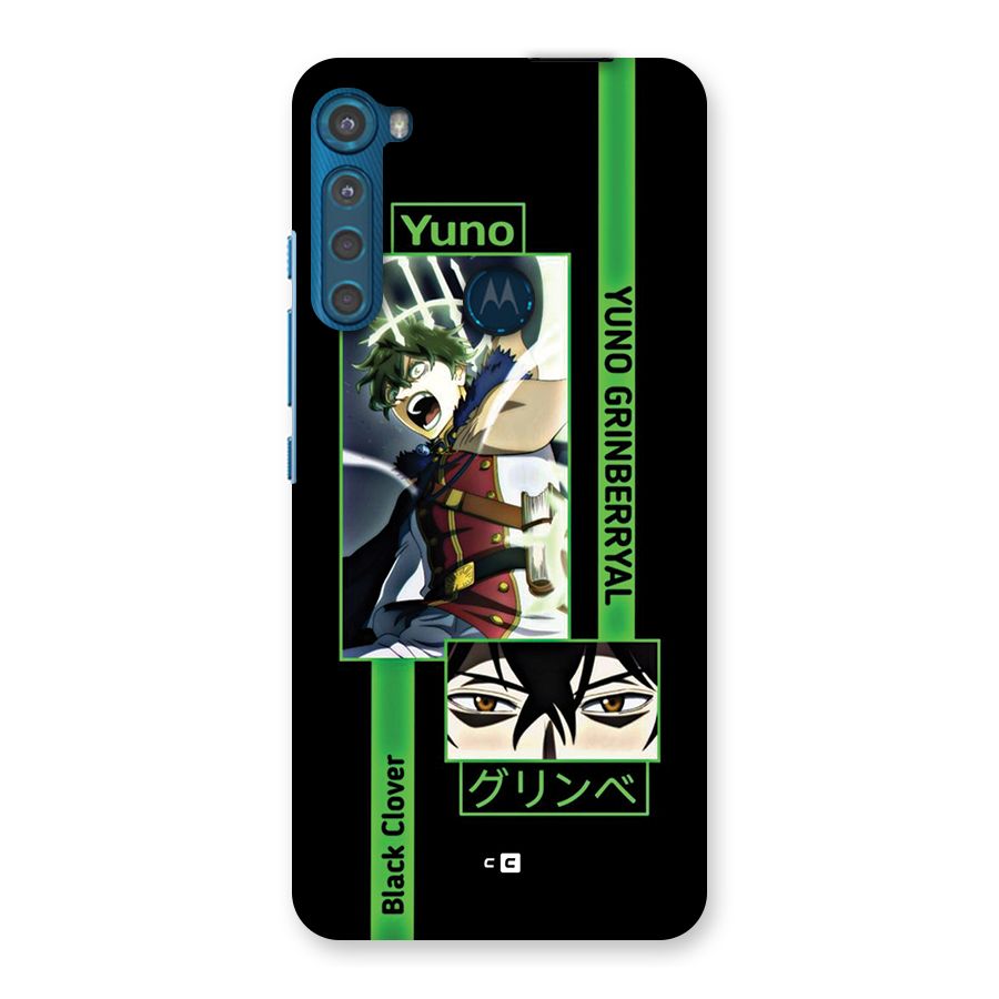 Yuno Black Clover Back Case for Motorola One Fusion Plus