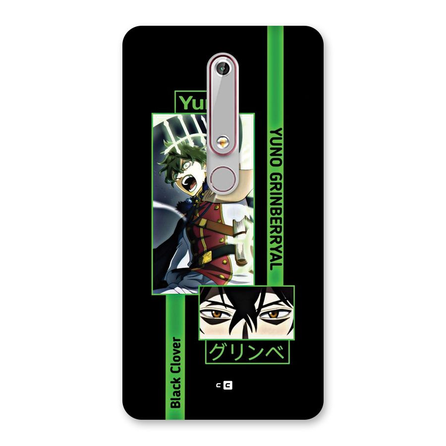 Yuno Black Clover Back Case for Nokia 6.1