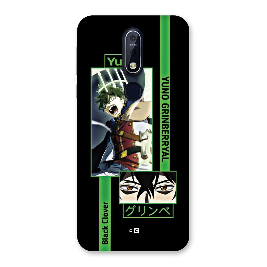Yuno Black Clover Back Case for Nokia 7.1