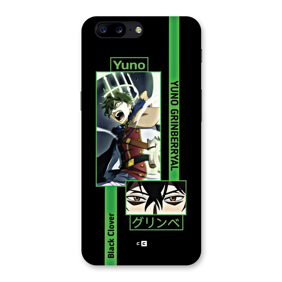 Yuno Black Clover Back Case for OnePlus 5