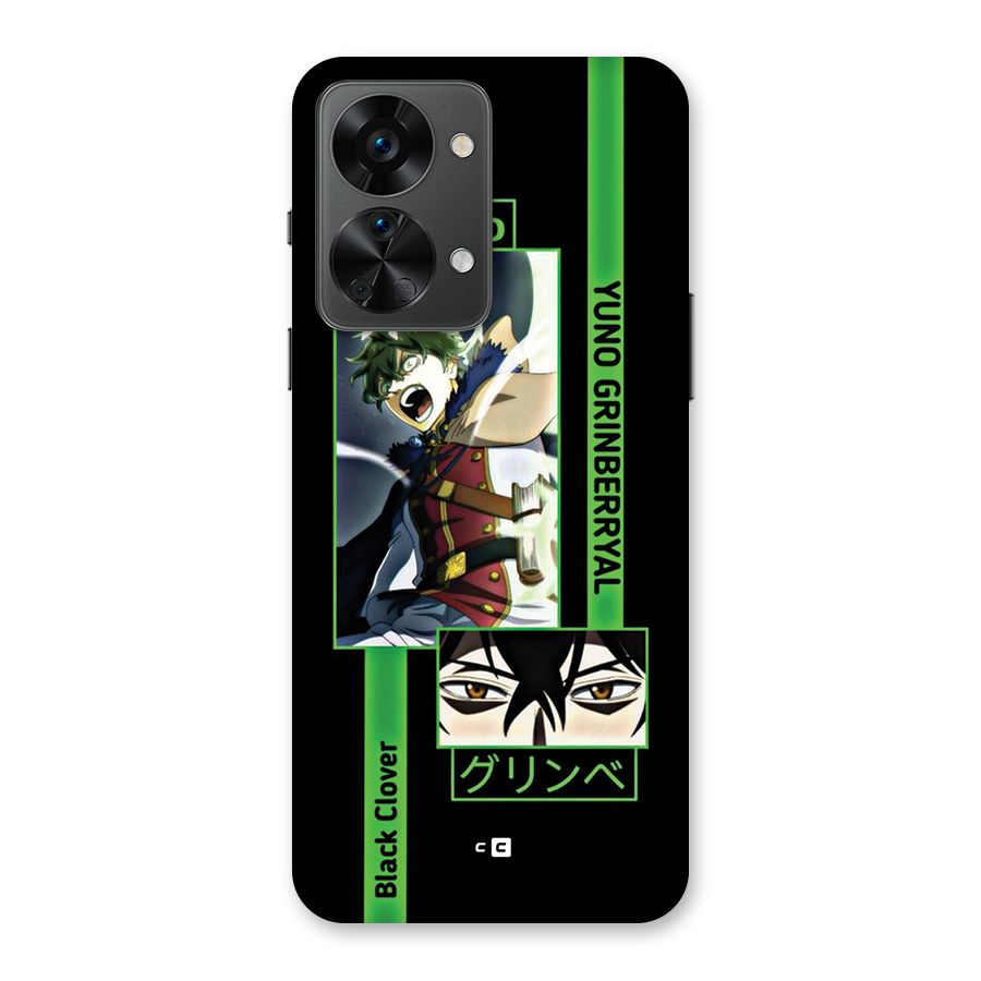 Yuno Black Clover Back Case for OnePlus Nord 2T