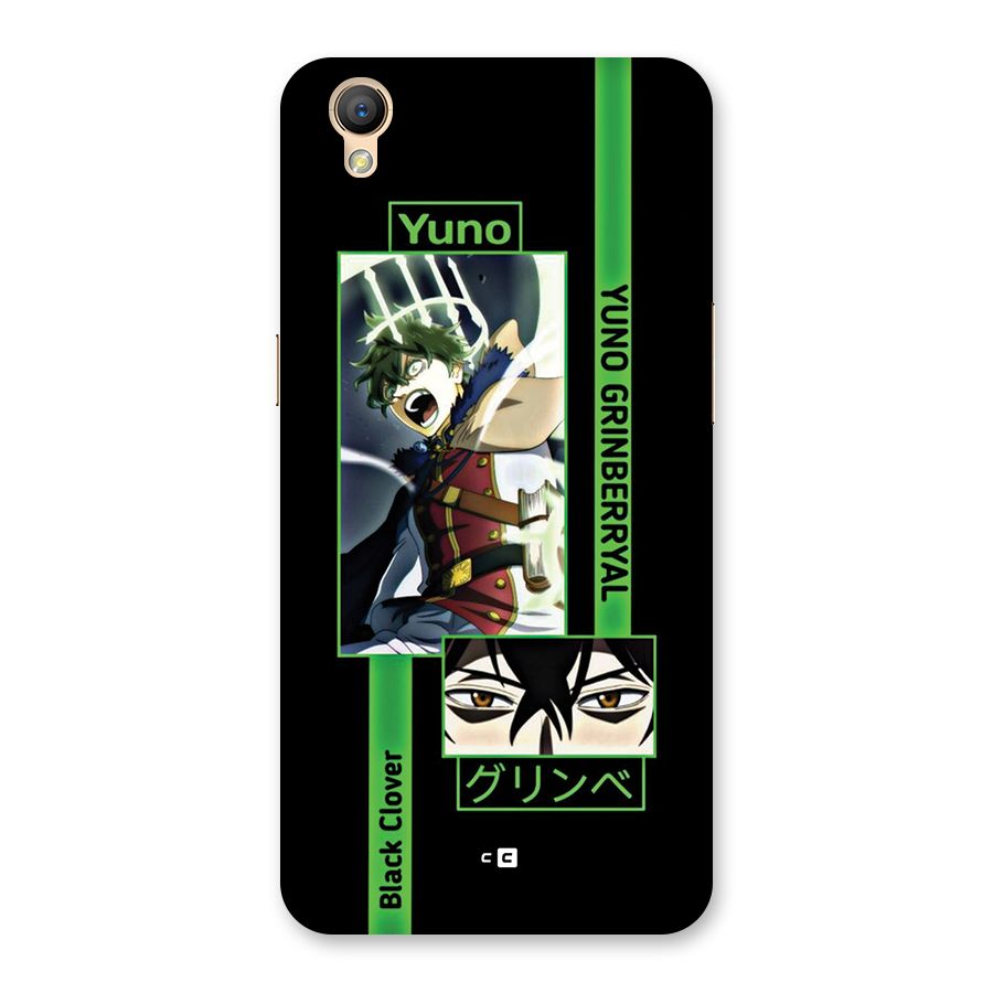 Yuno Black Clover Back Case for Oppo A37