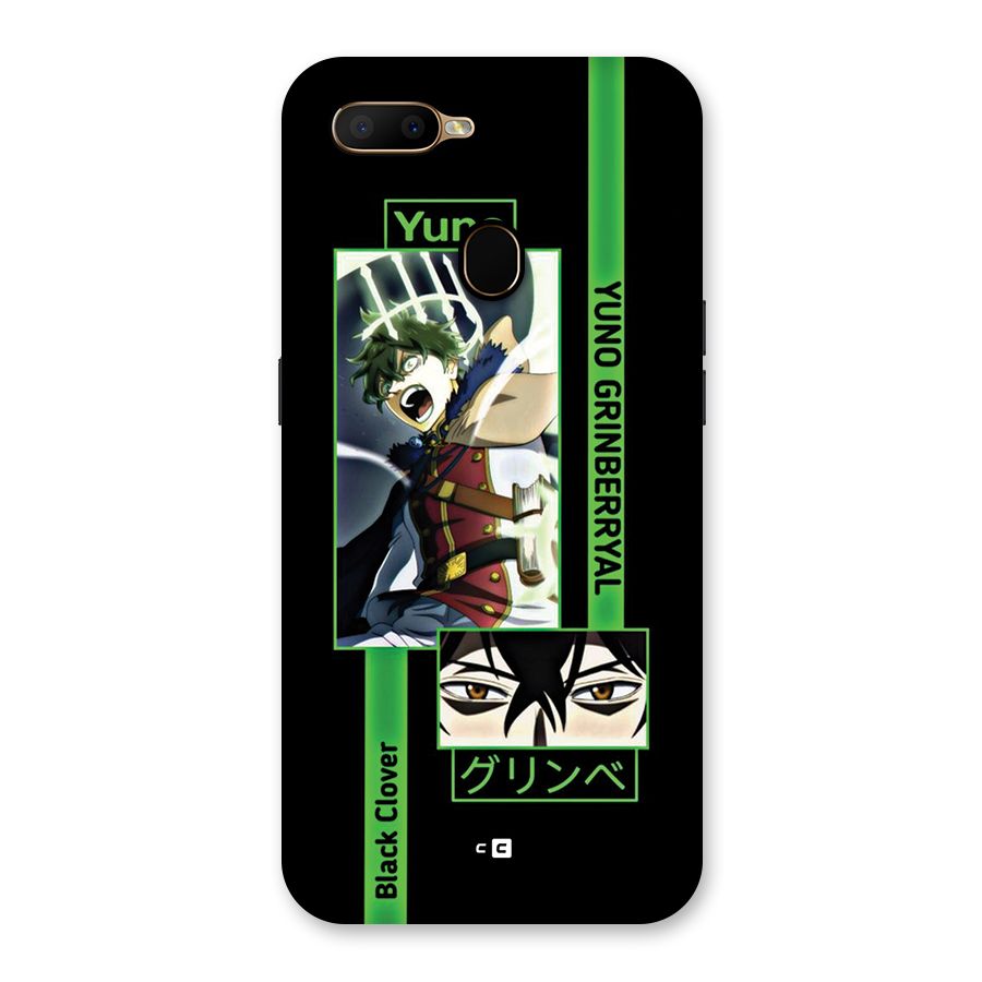 Yuno Black Clover Back Case for Oppo A5s