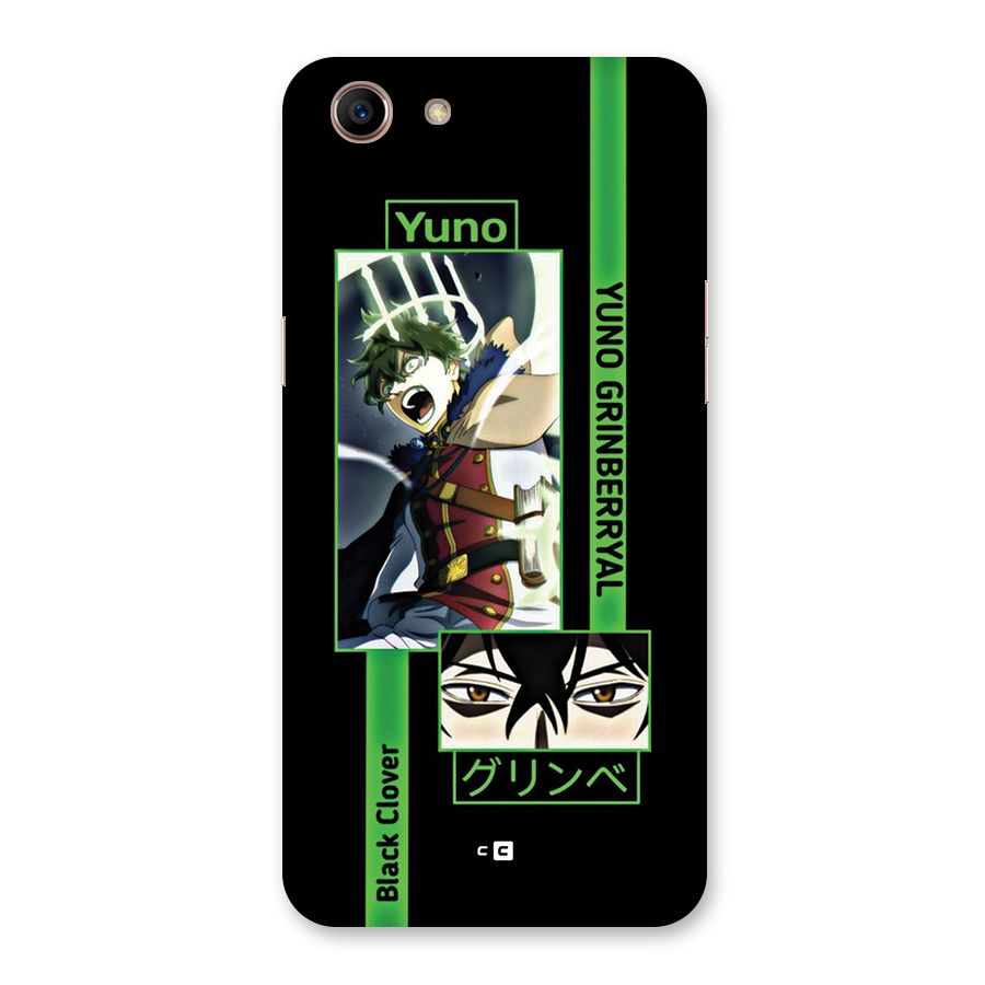 Yuno Black Clover Back Case for Oppo A83 (2018)