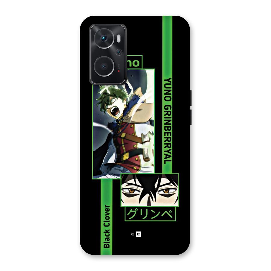 Yuno Black Clover Back Case for Oppo K10 4G