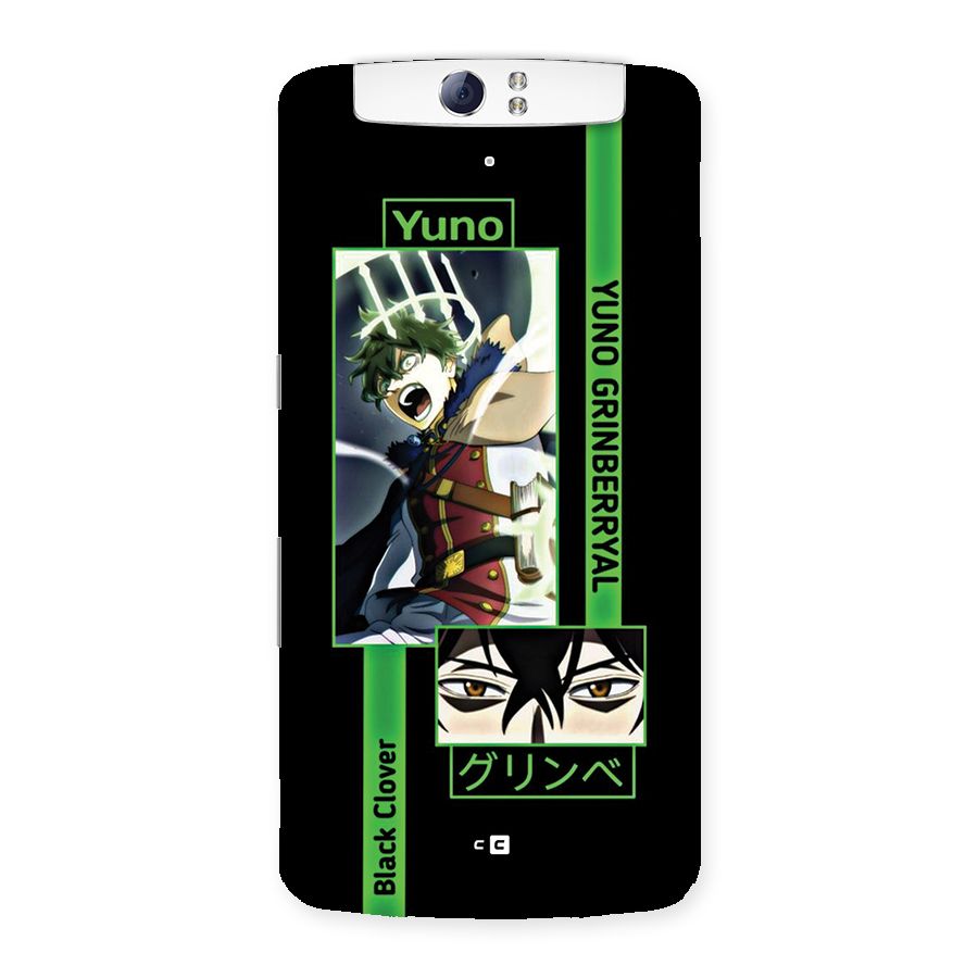 Yuno Black Clover Back Case for Oppo N1