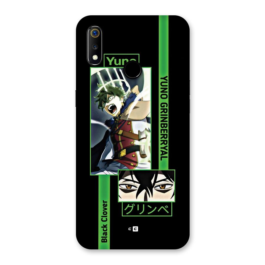 Yuno Black Clover Back Case for Realme 3