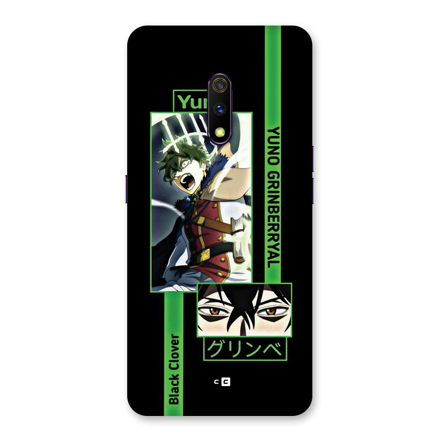 Yuno Black Clover Back Case for Realme X