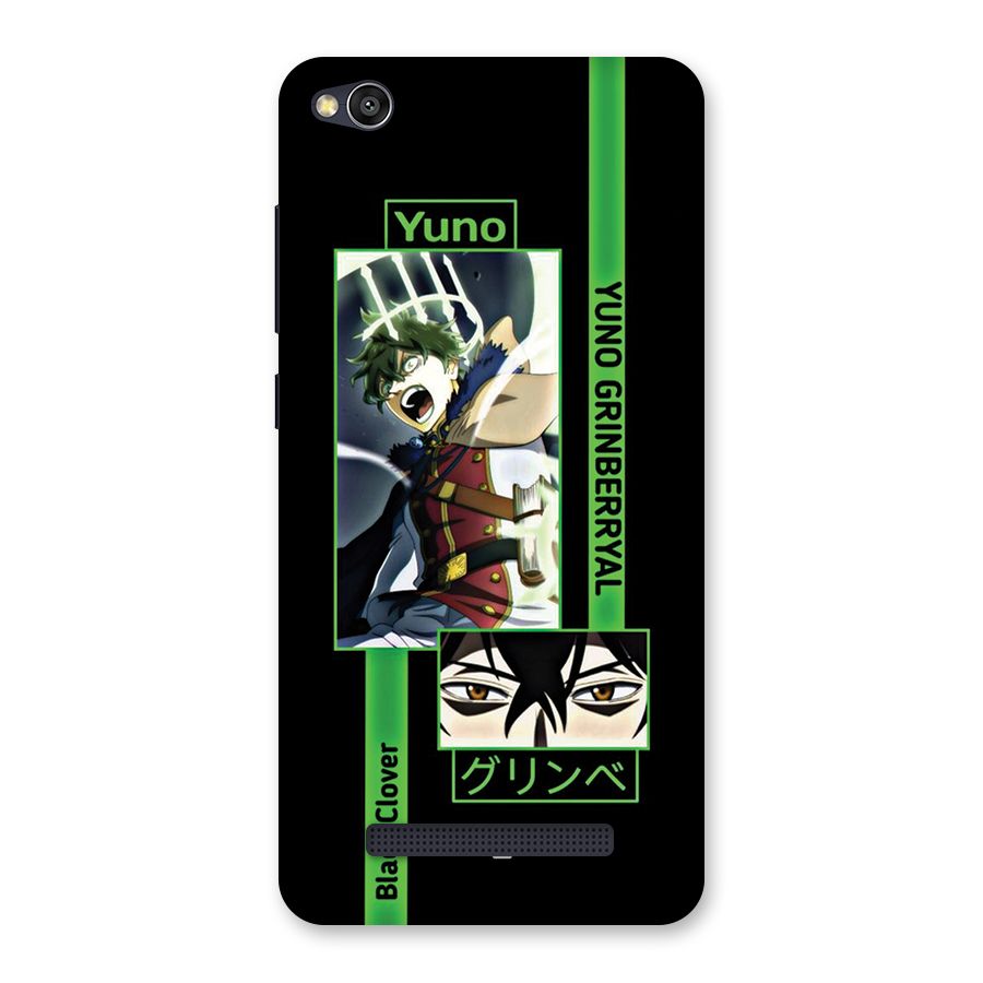 Yuno Black Clover Back Case for Redmi 4A