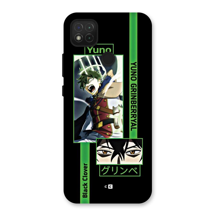 Yuno Black Clover Back Case for Redmi 9 Activ