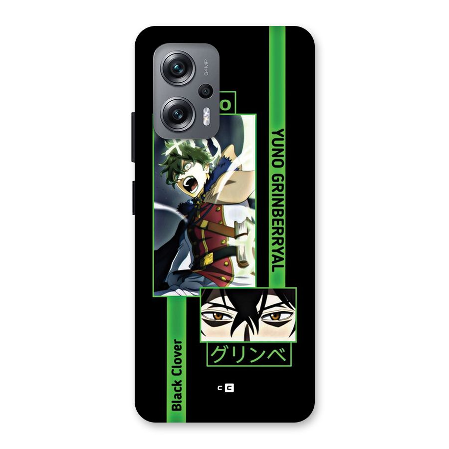 Yuno Black Clover Back Case for Redmi K50i