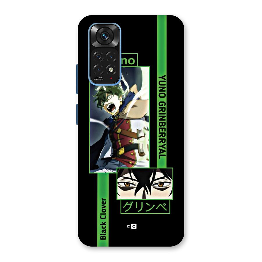 Yuno Black Clover Back Case for Redmi Note 11S