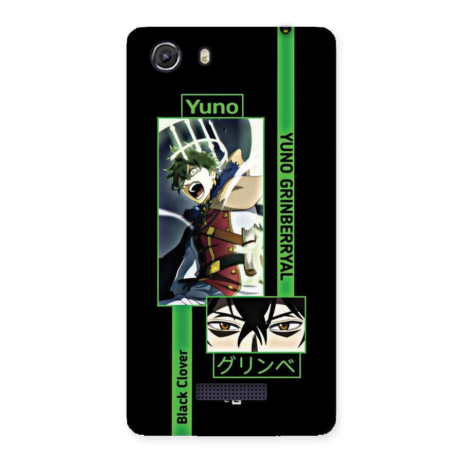 Yuno Black Clover Back Case for Unite 3