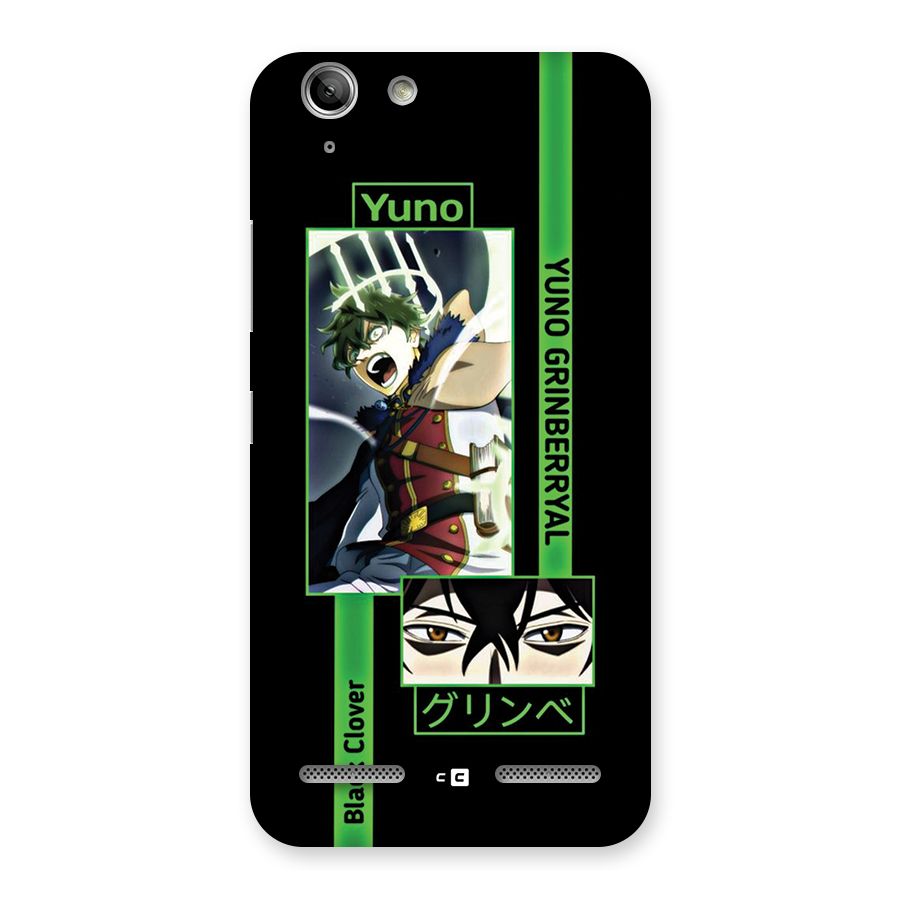 Yuno Black Clover Back Case for Vibe K5 Plus