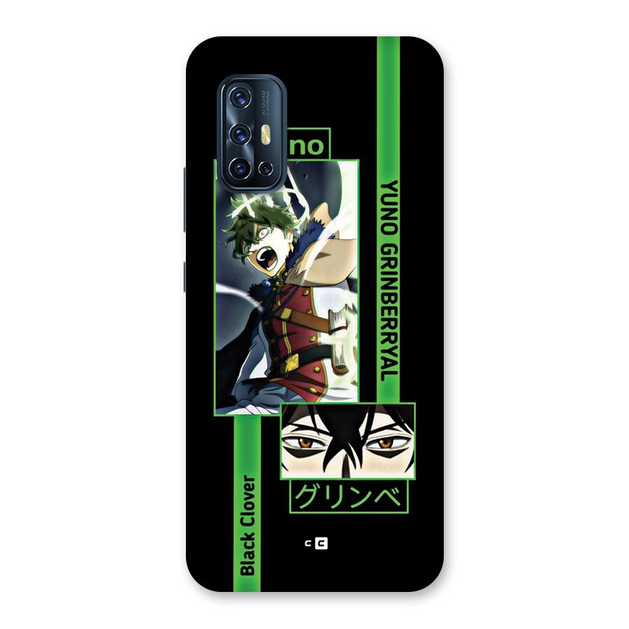 Yuno Black Clover Back Case for Vivo V17