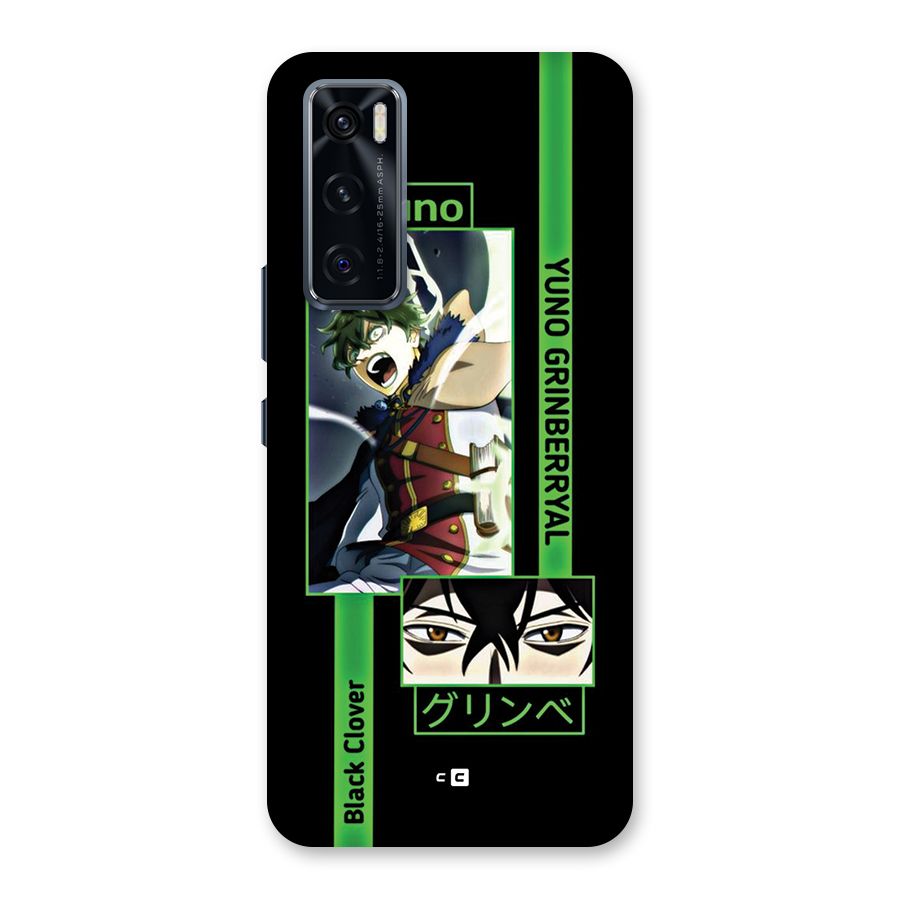 Yuno Black Clover Back Case for Vivo V20 SE