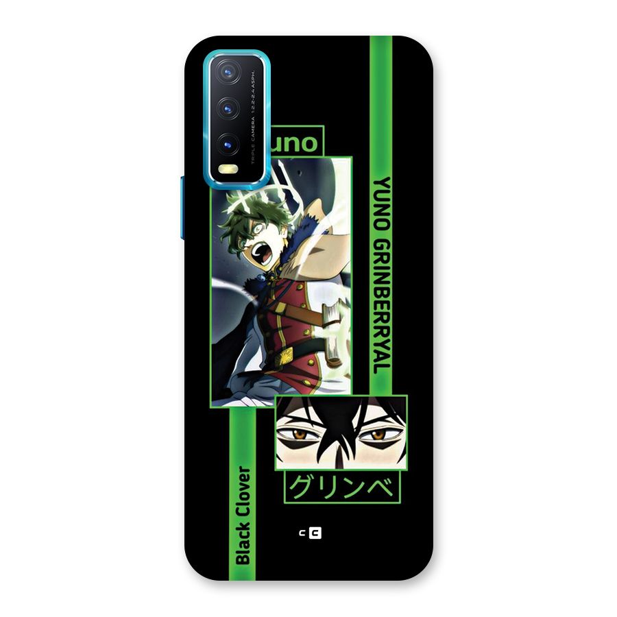 Yuno Black Clover Back Case for Vivo Y20