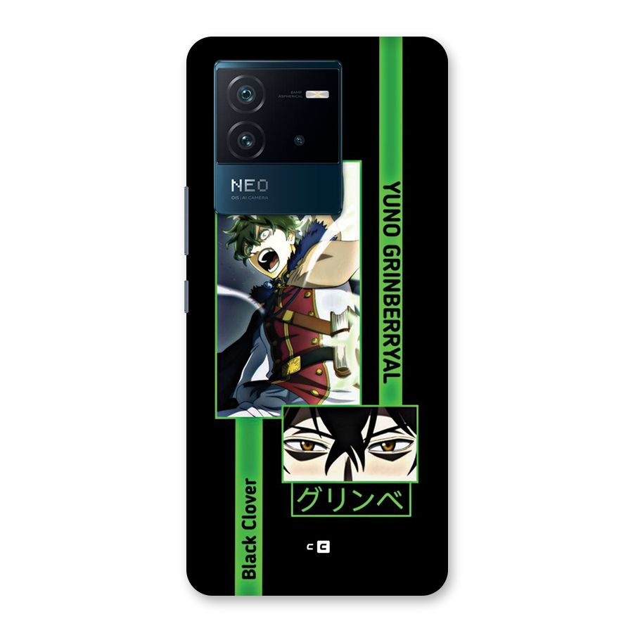 Yuno Black Clover Back Case for Vivo iQOO Neo 6 5G