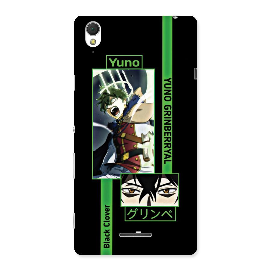 Yuno Black Clover Back Case for Xperia T3