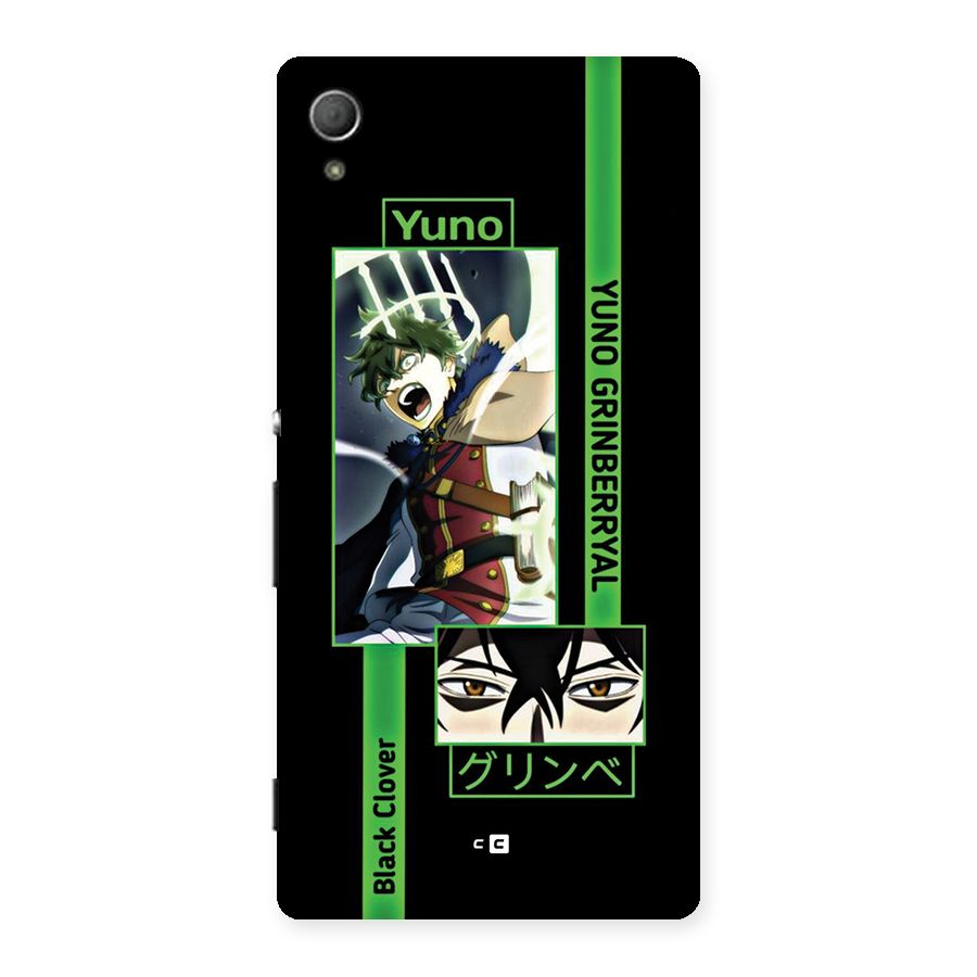 Yuno Black Clover Back Case for Xperia Z3 Plus