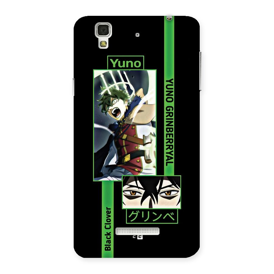 Yuno Black Clover Back Case for YU Yureka Plus