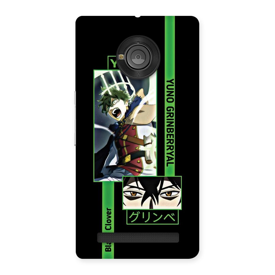 Yuno Black Clover Back Case for Yunique