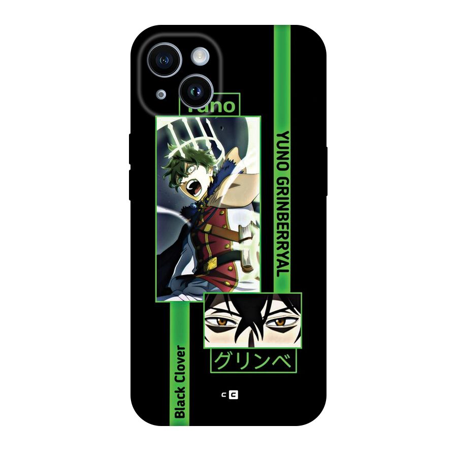 Yuno Black Clover Back Case for iPhone 14