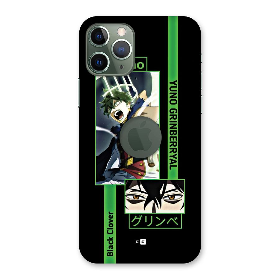 Yuno Black Clover Back Case for iPhone 11 Pro Logo Cut