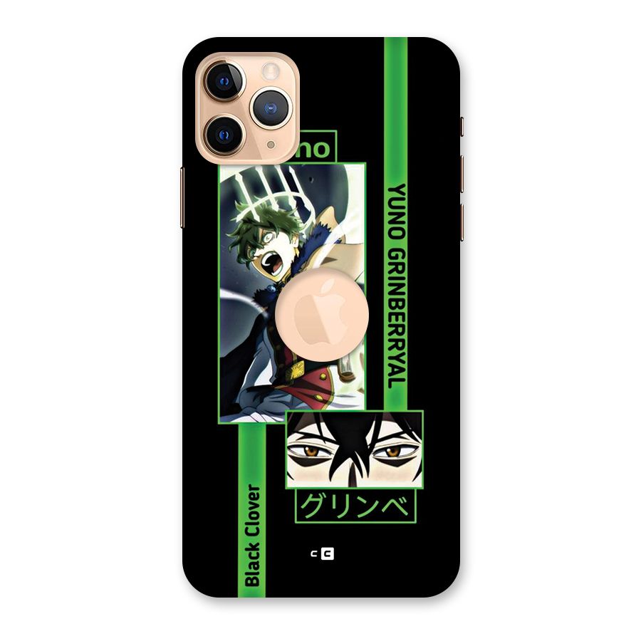 Yuno Black Clover Back Case for iPhone 11 Pro Max Logo Cut