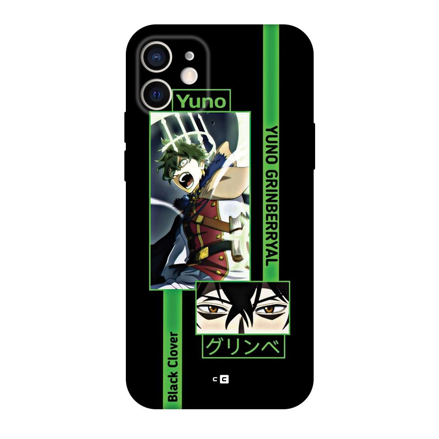 Yuno Black Clover Back Case for iPhone 12
