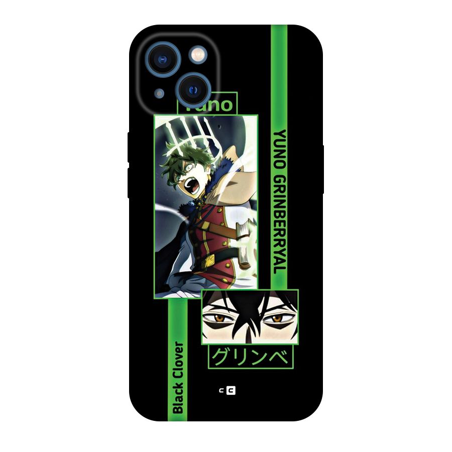 Yuno Black Clover Back Case for iPhone 13