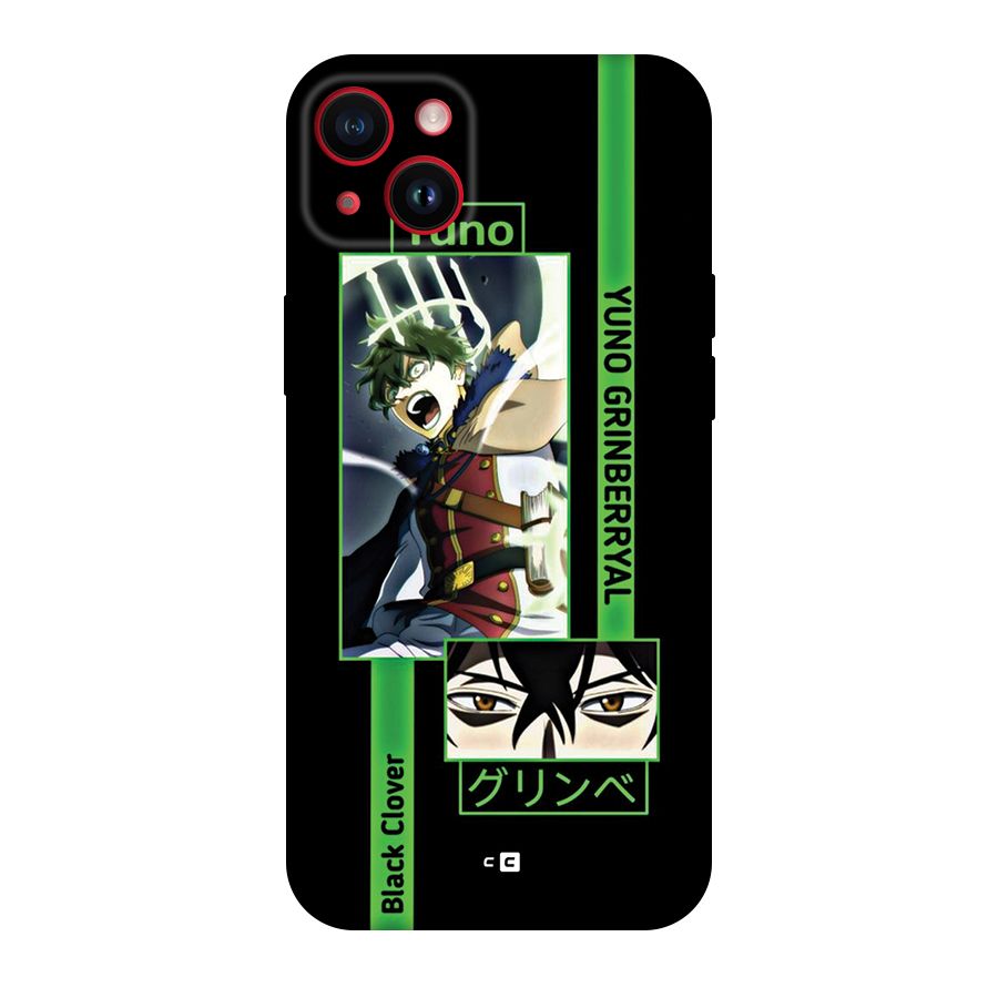 Yuno Black Clover Back Case for iPhone 14 Plus