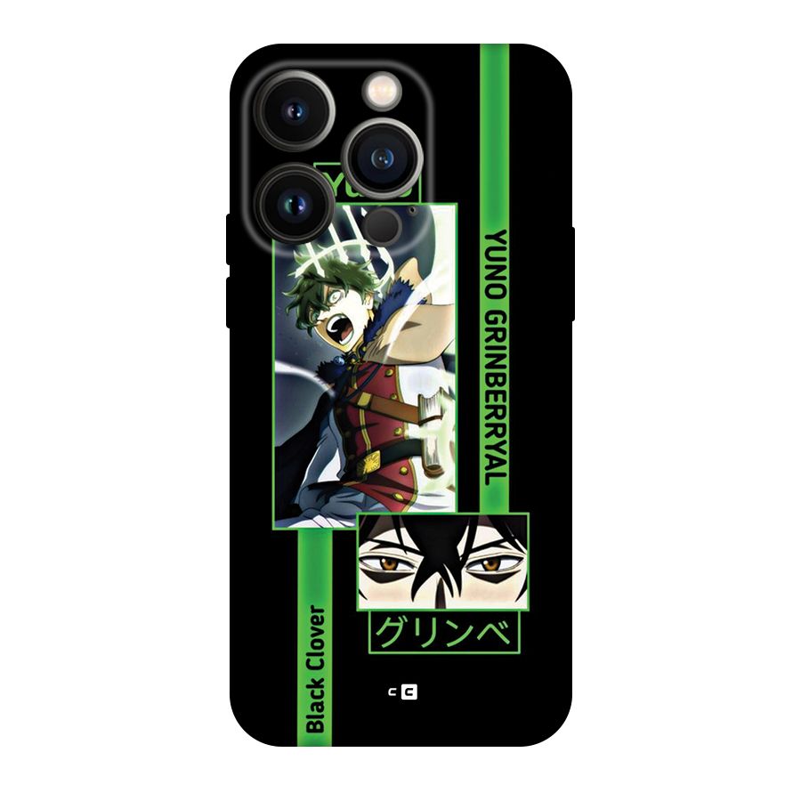 Yuno Black Clover Back Case for iPhone 14 Pro