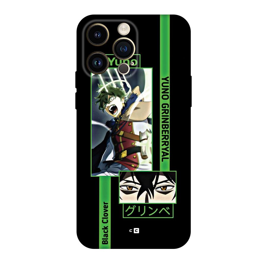 Yuno Black Clover Back Case for iPhone 14 Pro Max