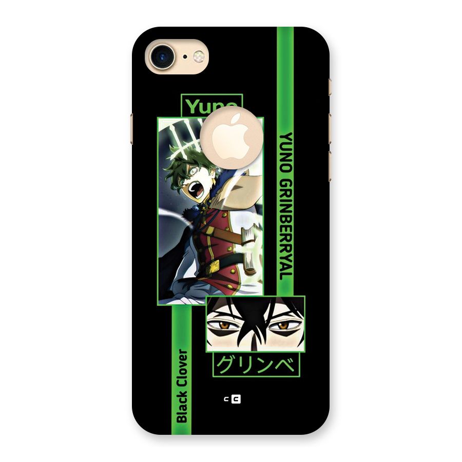 Yuno Black Clover Back Case for iPhone 7 Logo Cut