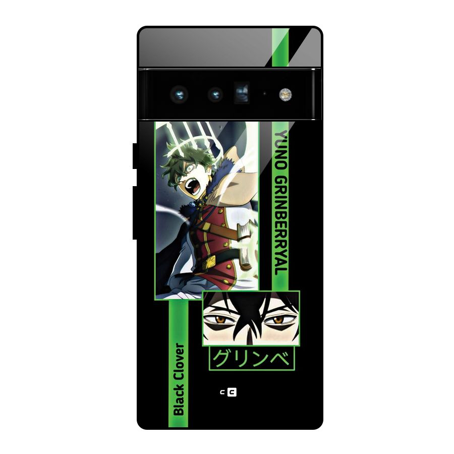 Yuno Black Clover Glass Back Case for Google Pixel 6 Pro