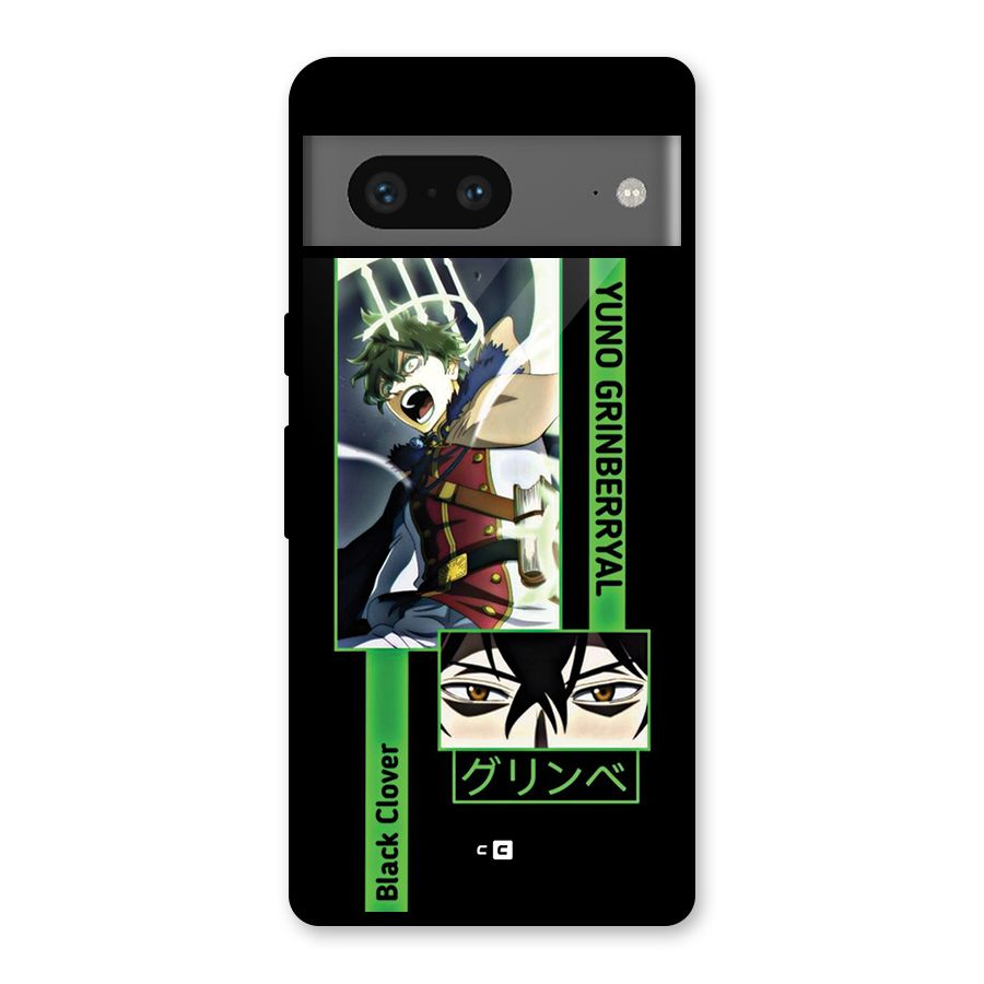 Yuno Black Clover Glass Back Case for Google Pixel 7