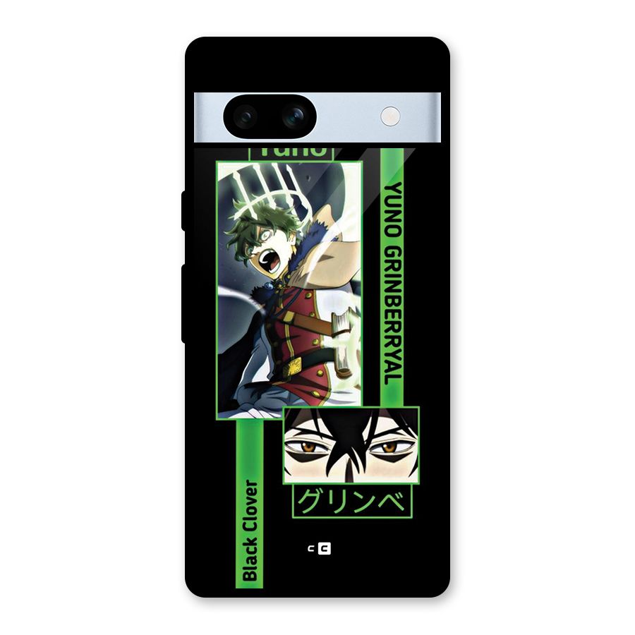 Yuno Black Clover Glass Back Case for Google Pixel 7a
