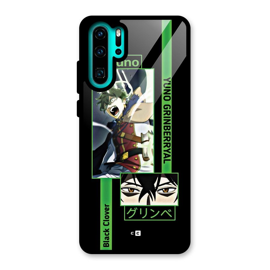 Yuno Black Clover Glass Back Case for Huawei P30 Pro