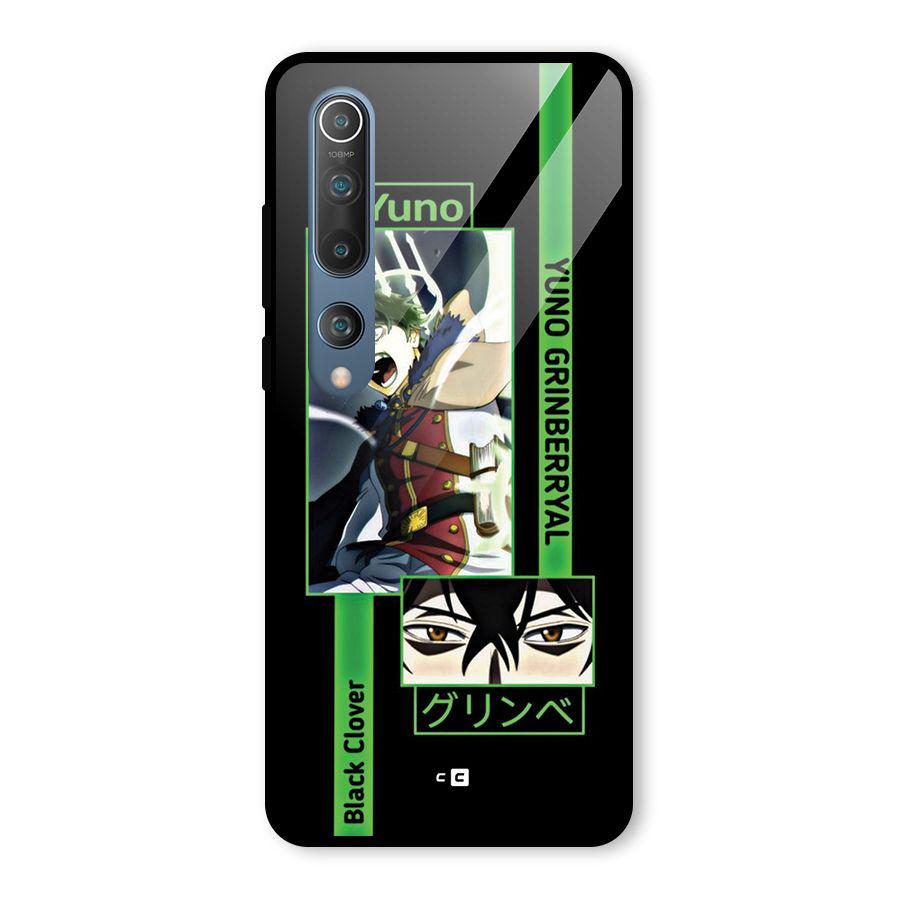 Yuno Black Clover Glass Back Case for Mi 10