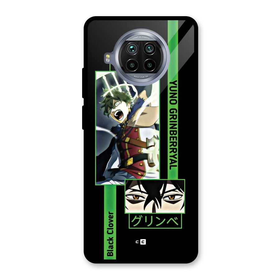 Yuno Black Clover Glass Back Case for Mi 10i