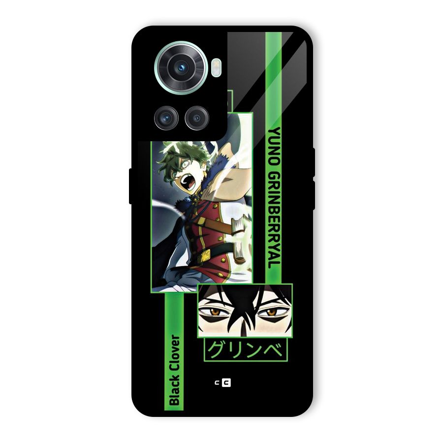 Yuno Black Clover Glass Back Case for OnePlus 10R