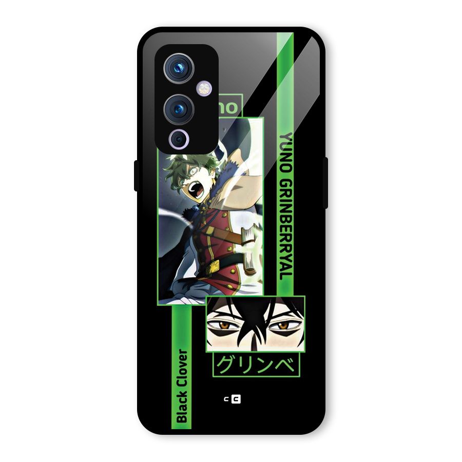 Yuno Black Clover Glass Back Case for OnePlus 9