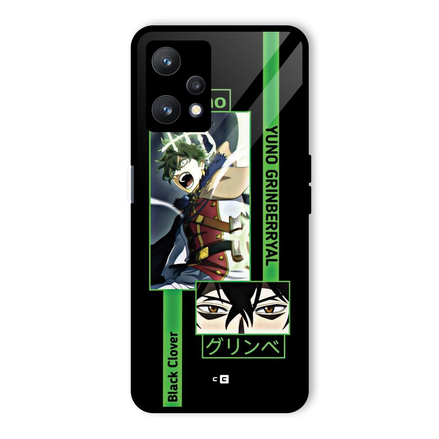 Yuno Black Clover Glass Back Case for Realme 9 Pro 5G