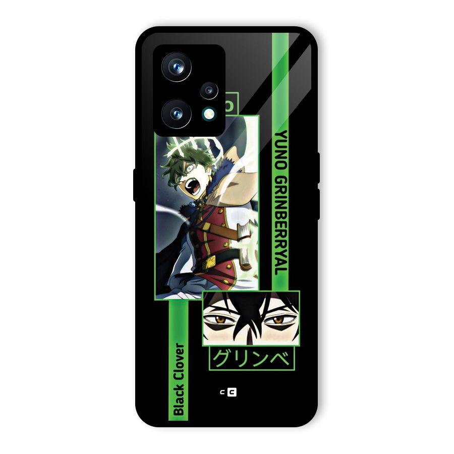Yuno Black Clover Glass Back Case for Realme 9 Pro Plus 5G