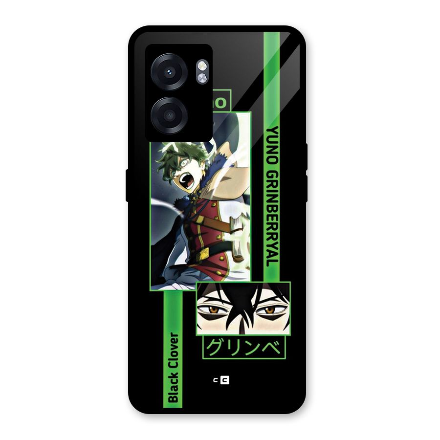 Yuno Black Clover Glass Back Case for Realme Narzo 50 5G